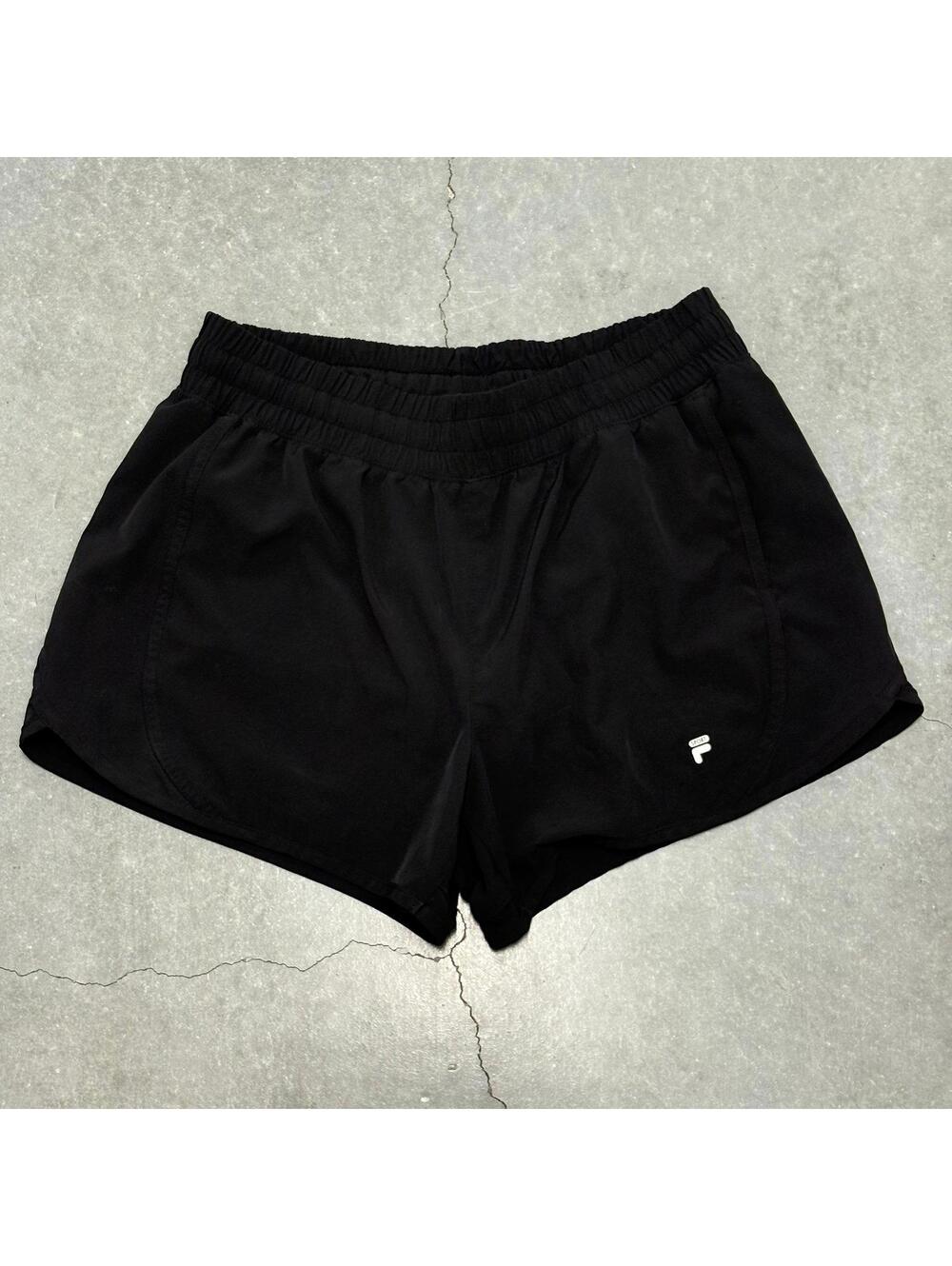 Fila Sport Black Track Training Shorts